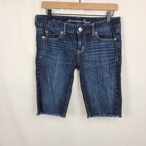 American Eagle skinny cut off jeans Bermuda short